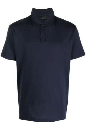 Roberto Collina Men Polo Shirts - Short-sleeve cotton polo shirt