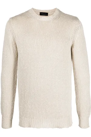 Roberto Collina Men Jumpers - Cotton-blend knitted jumper