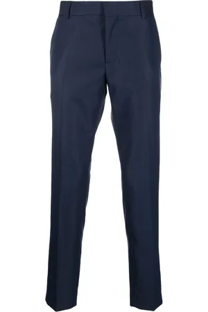 D.A. Daniele Alessandrini Men Formal Pants - Slim-cut tailored trousers