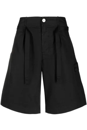 Stone Island Compass-patch chino shorts
