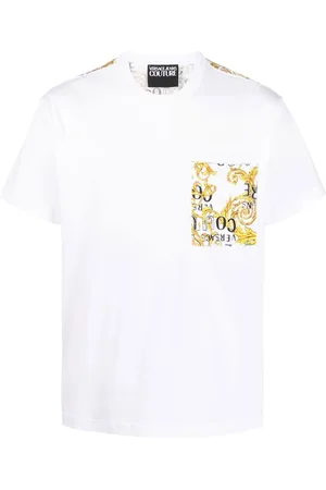 VERSACE Logo Couture contrasting T-shirt