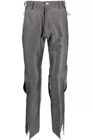 Sulvam Slim cut-out trousers