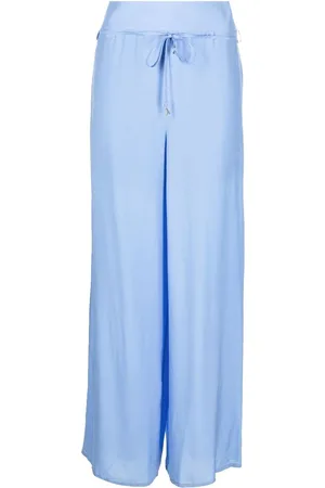 Patrizia Pepe Drawstring-waist wide-leg trousers
