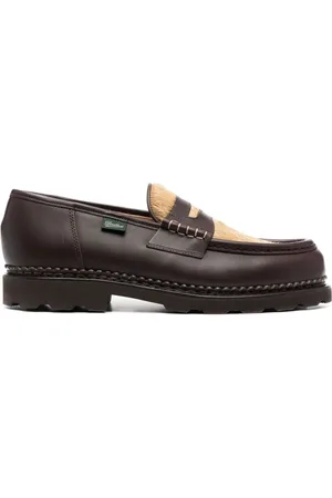 Paraboot Men Shoes - Two-tone leather Derby shoes