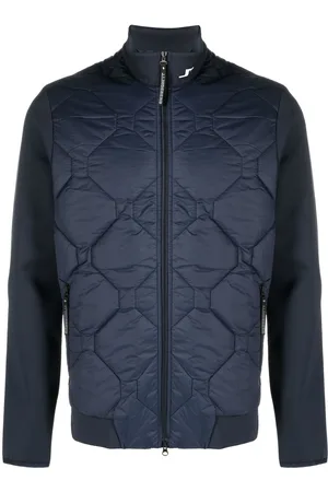 J Lindeberg Men Sports Jackets - Quilted panelled performance jacket
