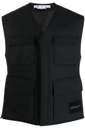 OFF-WHITE Wave Tag padded vest