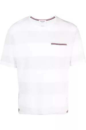 Thom Browne RWB pocket striped T-shirt