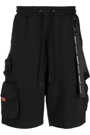 Musium Div. Elasticated-waistband cargo shorts