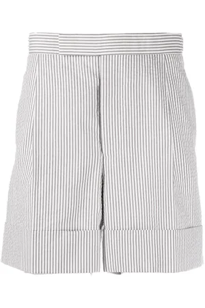 Thom Browne Seersucker striped tailored shorts