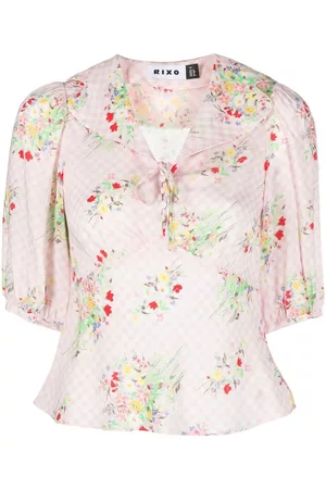 RIXO London Floral-print blouse
