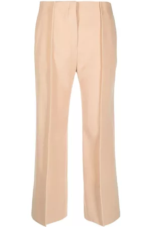 Jil Sander Cropped cotton trousers