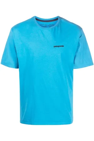 Patagonia Men Sports T-shirts - Logo-print performance T-shirt