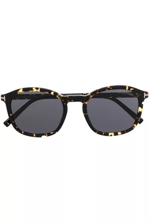 Tom Ford Men Sunglasses - Tortoiseshell square-frame sunglasses