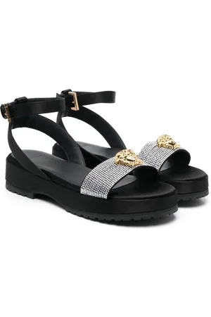 VERSACE Medusa crystal-embellished sandals