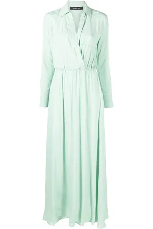 FEDERICA TOSI Gathered silk-blend dress