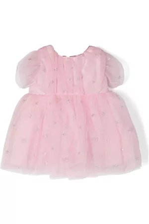 Chiara Ferragni Glitter monogram print tulle dress