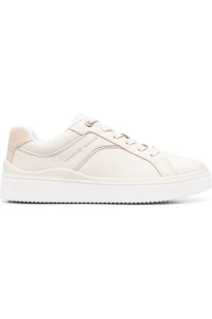 Tommy Hilfiger Round-toe leather sneakers