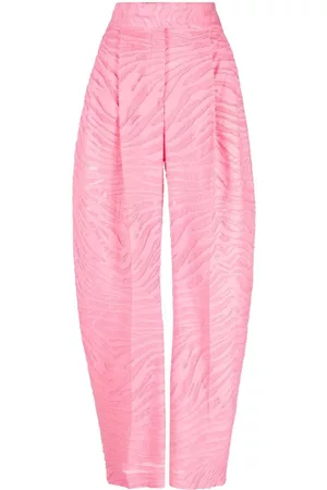The Attico Gary zebra-pattern trousers