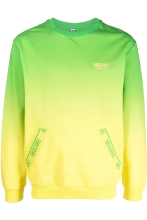 Moschino Gradient logo-trim jumper