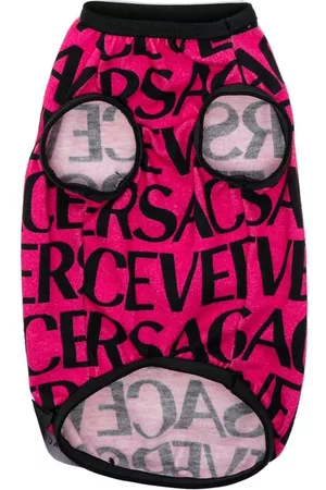 VERSACE Logo-print dog vest