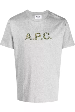 A.P.C. Logo-print cotton T-shirt