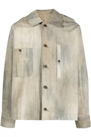 UMA WANG Faded-effect long-sleeve shirt