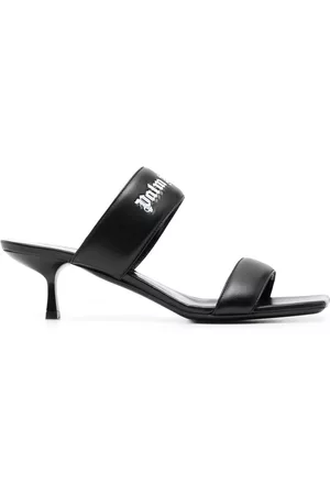 Palm Angels 45mm logo band leather mules
