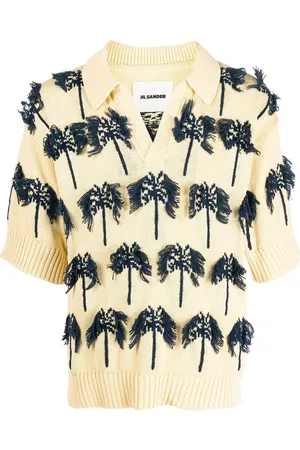 Jil Sander Palm-tree polo shirts