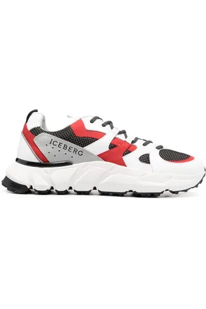 Iceberg Men Sneakers - Spyder Look panelled-mesh sneakers