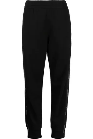 Moncler Logo-tape cotton track pants