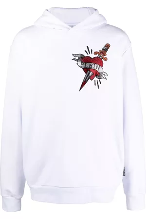 Philipp Plein Love logo-print hoodie