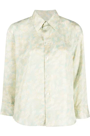 Jil Sander Floral-print long-sleeve shirt