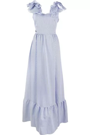 Philipp Plein Ruffle detail maxi dress