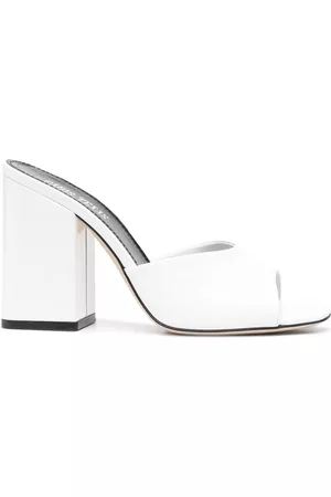 PARIS TEXAS Anja 105mm leather mules