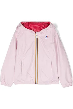 K-Way Girls Bomber Jackets - Two-tone reversible rain jacket