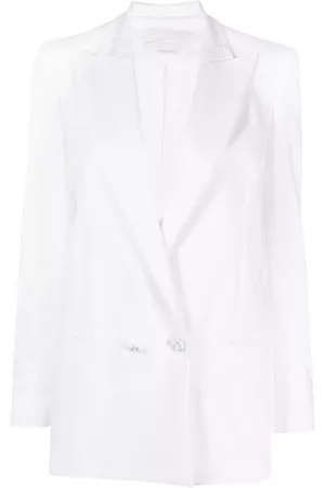 GENNY Peak-lapels double-breasted blazer