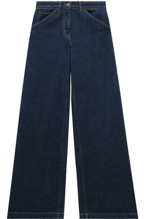 Courrèges Mid-rise wide jeans