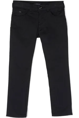 Emporio Armani Logo-plaque jeans