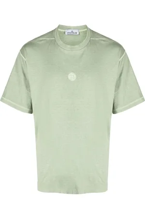 Stone Island Embroidered-logo cotton T-shirt