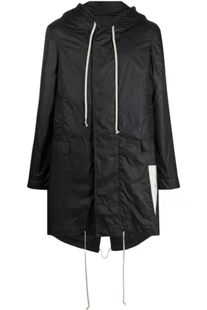 Rick Owens Fishtail hooded raincoat