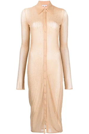Patrizia Pepe Abito lungo chemisier dress