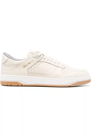 santoni Low-top leather sneakers