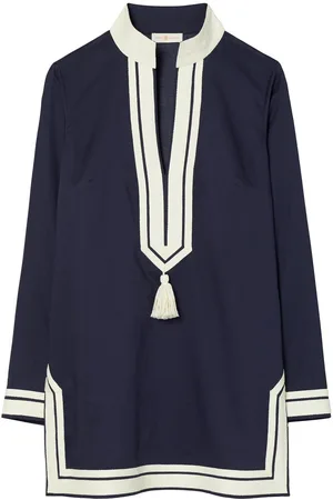 Tory Burch Colour-block cotton tunic