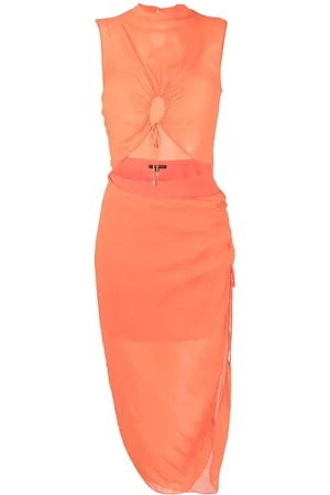 Patrizia Pepe Cut-out transparent midi dress