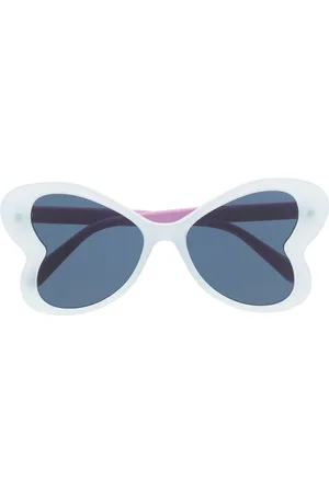 Stella McCartney Eyewear chain-link rectangle-frame Sunglasses