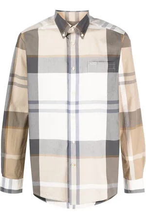 Barbour Long-sleeve plaid cotton shirt