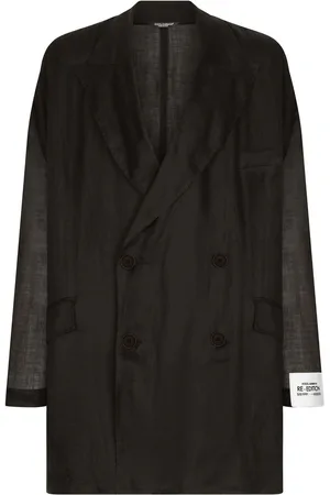 Dolce & Gabbana Double-breasted linen blazer