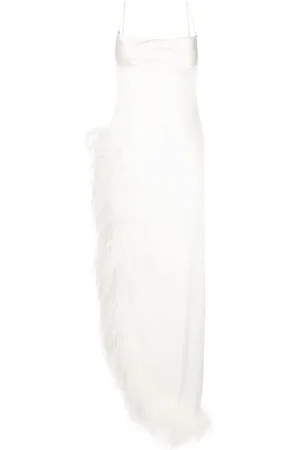 Retrofete Priscilla feather long dress
