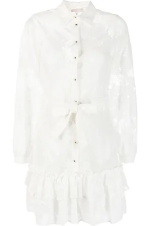 Liu Jo Floral-lace short dress