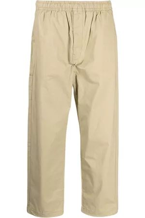 Izzue Logo-patch trousers